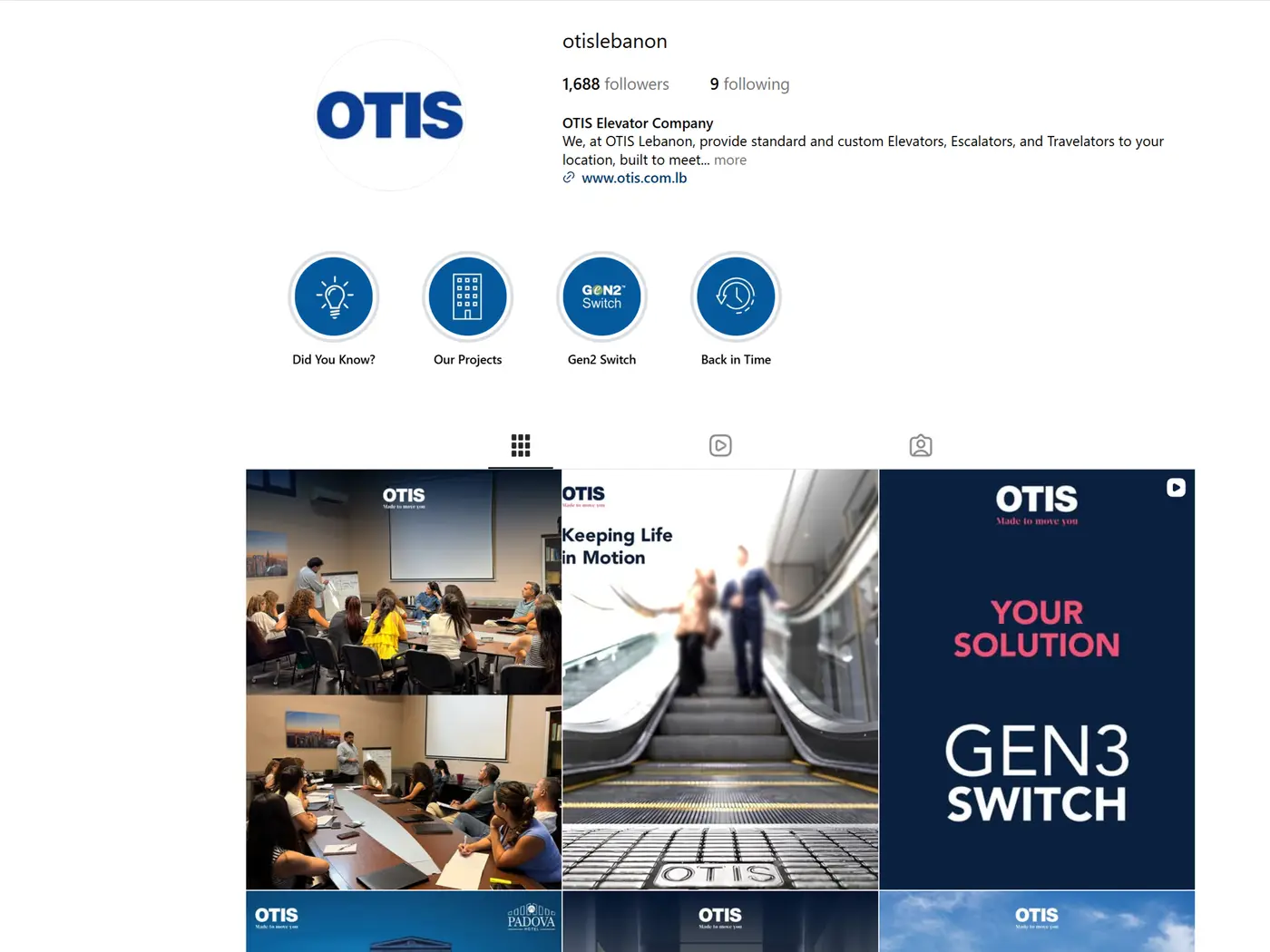 Public Instagram profile of Otis Lebanon